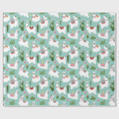 Llamas Wrapping Paper Cadeaupapier (Vlak)
