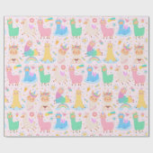 Llamas Wrapping Paper Cadeaupapier (Vlak)