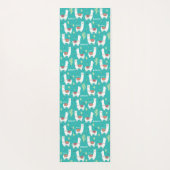 Llamaste | Funny Llama Personalized Yoga Mat (Achterkant)