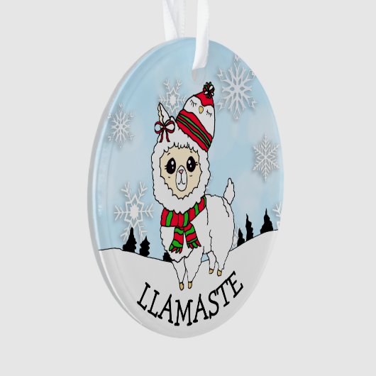 Llamaste La La La La Lama Noël à deux côtés (devant)