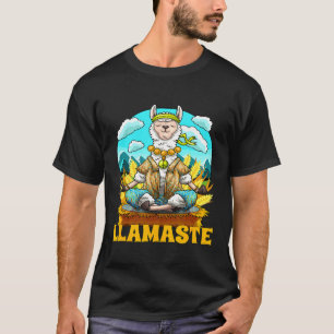 Llamaste Llama Yoga Voor Mannen Vrouwen Kinderen T-shirt