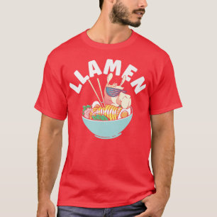 Llamen Japans Anime Lama Cup Noodle 816 T-shirt