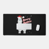 Llamerry Joyeux Noël Llama Santa Claus (Clavier et souris)