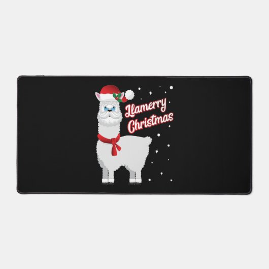Llamerry Joyeux Noël Llama Santa Claus (Recto)