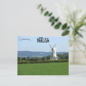 Llancayo Windmill Wales Briefkaart (Staand voorkant)