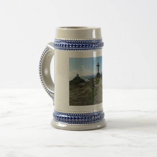 Llanddwyn Wales -Beer Mugs (Devant gauche)