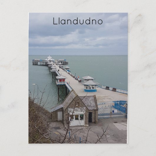 Llandudno Pier Briefkaart (Voorkant)