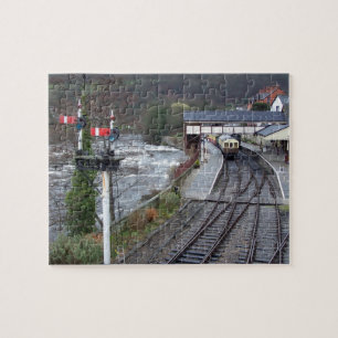 Llangollen treinstation. legpuzzel