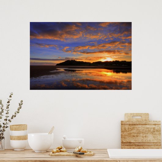 Llanstephan Sunset Print (Keuken)