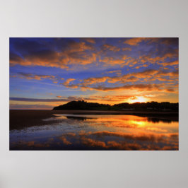 Llanstephan Sunset Print
