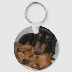 Llavero Botón Básico teckels Sleutelhanger