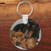 Llavero Botón Básico teckels Sleutelhanger (Voorkant)
