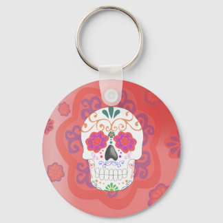 Llavero de calavera mexicana sleutelhanger