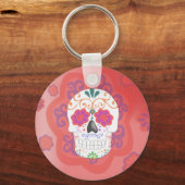 Llavero de calavera mexicana sleutelhanger (Voorkant)