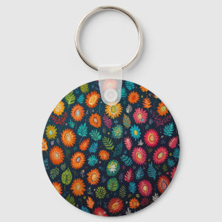 Llavero diseño floreado sleutelhanger
