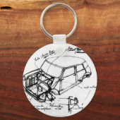 Llavero esbozo mini clasico sleutelhanger (Voorkant)