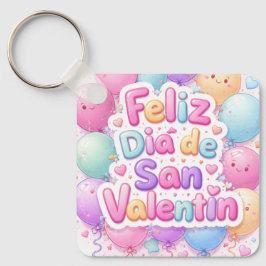 Llavero Tipo Chapa “Feliz Día de San Valentín” – R Sleutelhanger