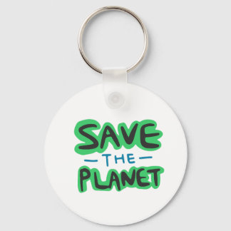 Llavero Tipo Chapa Save the Planet Sleutelhanger