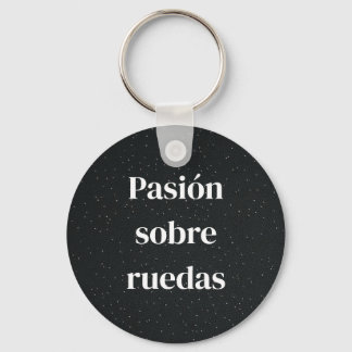 llavero vilianes con frase del mundo del motor sleutelhanger