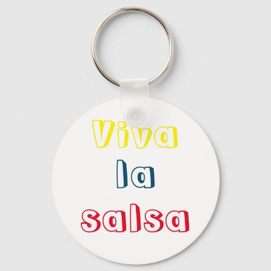 Llavero viva la salsa sleutelhanger (Voorkant)