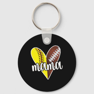 Ller Mama Trots Softll Voetll Speler Ll Moeder Sleutelhanger