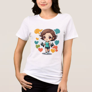 ¡Lleva un Toque Adorable y Divertido Contigo! Tri-Blend Shirt