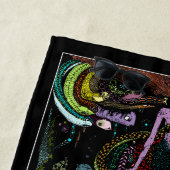 Llittle Mermaid Zee Witch Kleurrijk Strandlaken (In situ)