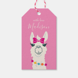 Lllama Alpaca Favor Cadeau Label Fiesta Party Cadeaulabel