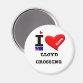 LLOYD CROSSING - I Love Magneet (Voorkant / Achterkant)