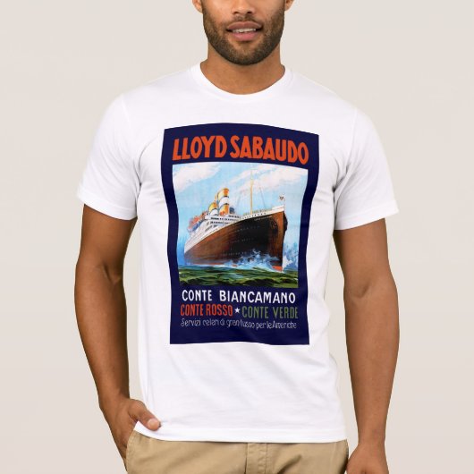 Lloyd Sabaudo ~ Conte Biancamano T-shirt (Voorkant)