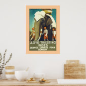 Lloyd Triestino Indes Poster (Keuken)