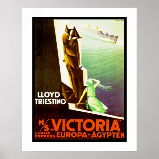 Lloyd Triestino mevrouw Victoria Poster (Voorkant)