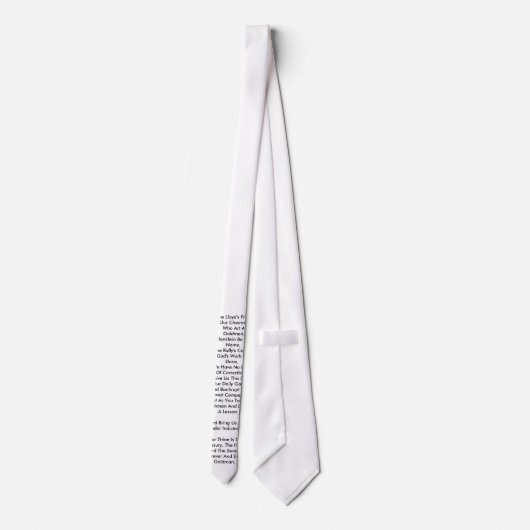 Lloyd's Stropdas. Stropdas (Achterkant)