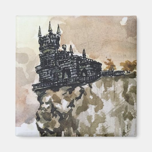 Llycaelon Castle Magnet Magneet (Voorkant)
