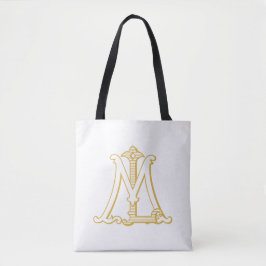 LM of ML  monogram initialen logo canvas tas