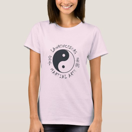 LMA-dames roze T-shirt (Voorkant)