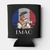 LMAO Le Meow Franse kat Blikjeskoeler (Achterkant)