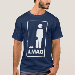 LMAO ROFL LOL-pictogramteken T-shirt