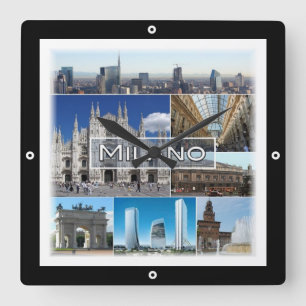 LMD004 MILAN, Milano, kathedraal kerk, Vierkante Klok