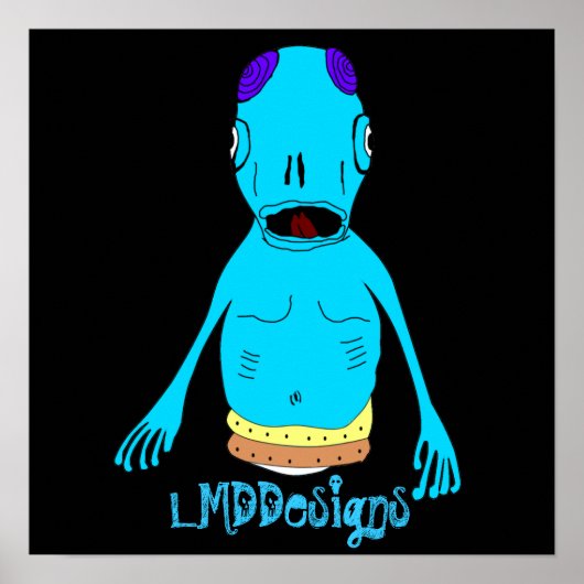 LMDDesign alien Poster (Voorkant)