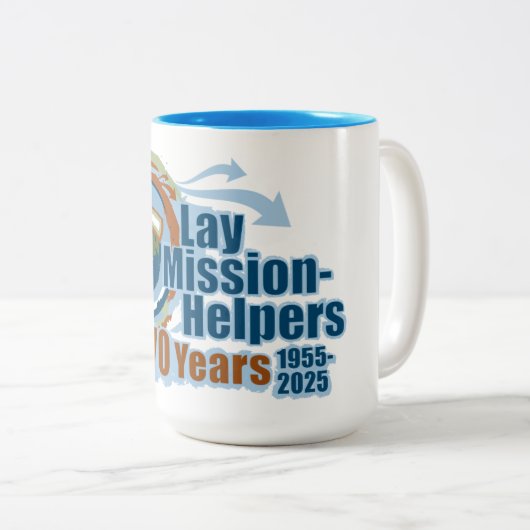 LMH 70e Jubileum koffie Mok (Voorkant rechts)