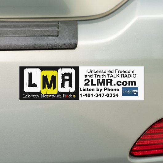 LMR Bumpersticker (Op auto)