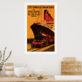 LMS Express en Cunard Liner Poster (Keuken)