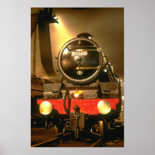 LMS Jubilee Alberta wordt door een cokestoren aang Poster