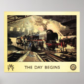 LMS Train de DAG VAN HET BEGIN VAN HET  Poster (Voorkant)