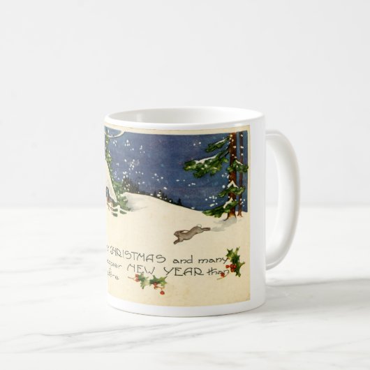 LMU Library Merry-kerstkoffee-Mok Koffiemok (Voorkant rechts)