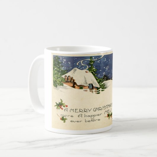 LMU Library Merry-kerstkoffee-Mok Koffiemok (Voorkant links)