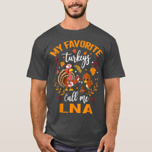 LNA Eén dankbare LNA-herfstkalkoen LNA THANKF T-shirt