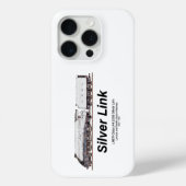 LNER Class A4 2509 Silver Link Steam Locomotive Case-Mate iPhone Case (Achterkant)