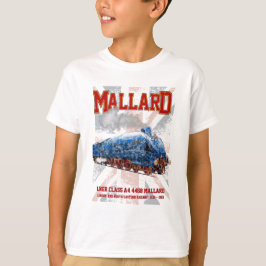 LNER Class A4 Mallard locomotive Union Jack flag T-shirt
